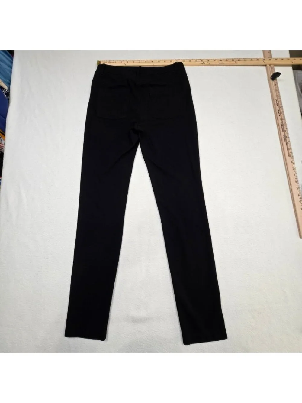 Athleta Size 8 Womens Pants Black Slim Fit Stretch - Picture 5 of 5